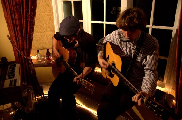 Mikey Kenney with Damon Kilcawley in the Front Room