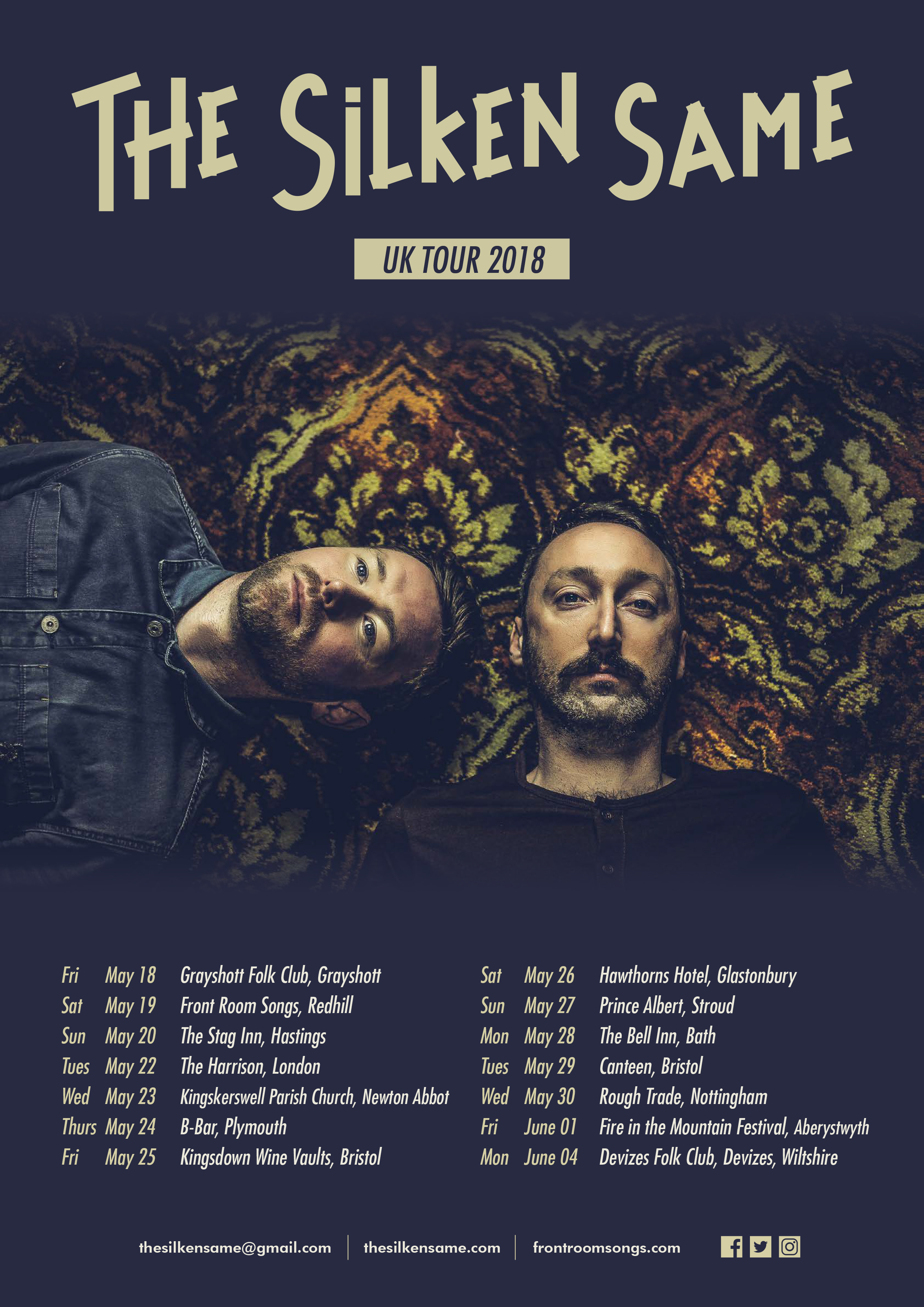 The Silken Same_Summer Tour UK Poster
